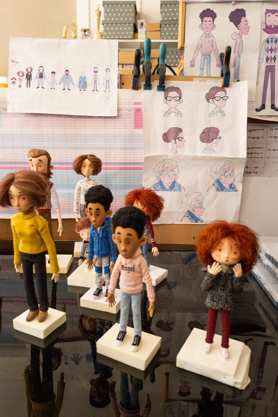 Łódzkie lalki do filmu „Lola i pianino hałasów” w reżyserii Augusto Zanovello