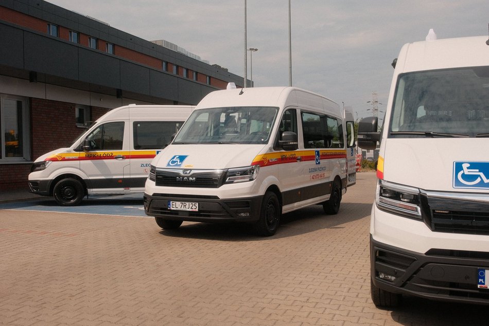 Nowe samochody MPK Łódź do przewozu osób z niepełnosprawnościami