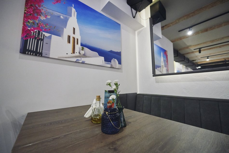 Santorini - restauracja z kuchnią grecką przy ul. Piotrkowskiej 37