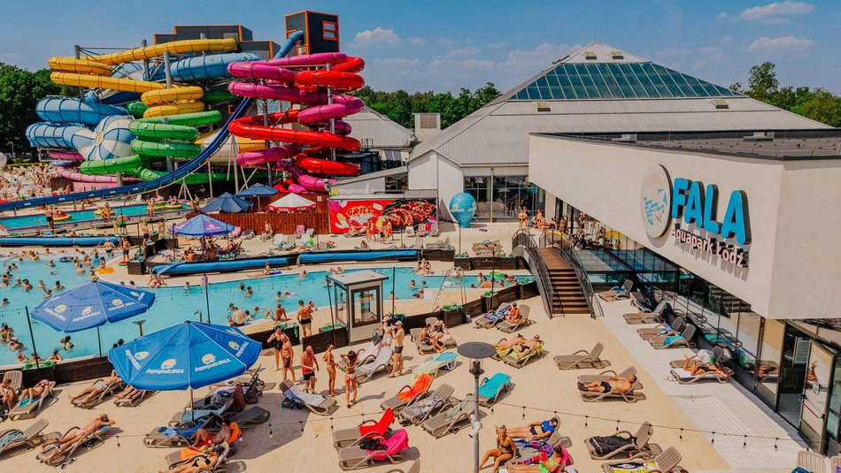 Aquapark Fala dobry na upały! Łodzianie znaleźli tam ochłodę