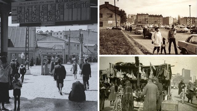 Bałucki Rynek na starych fotografiach. Targowisko, dworzec tramwajowy i okres okupacji [ZDJĘCIA]