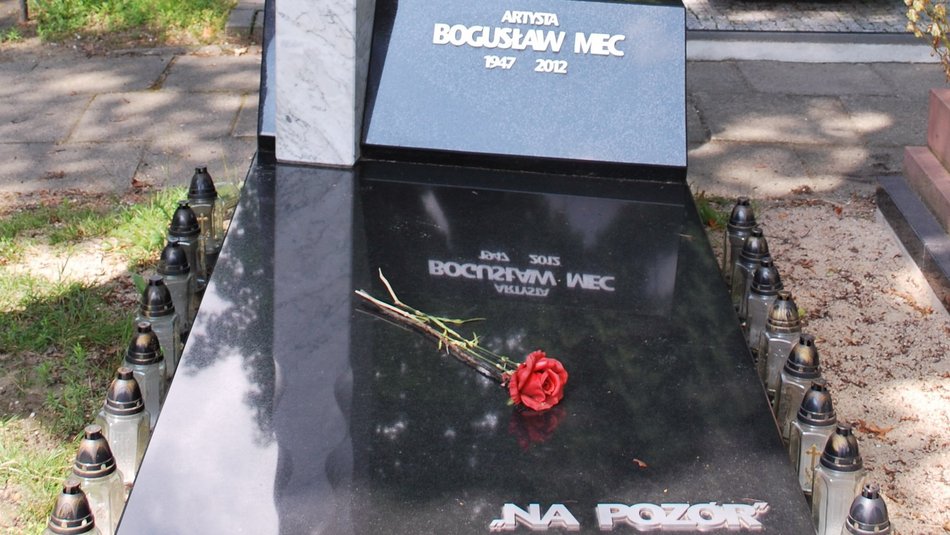 Grób Bogusława Meca