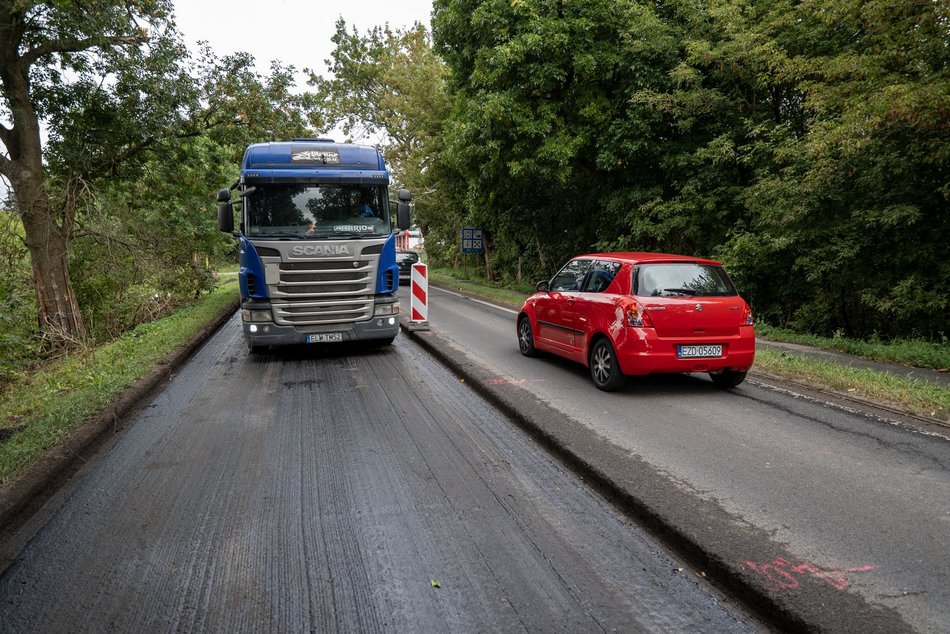 Prace na ul. Brzezińskiej