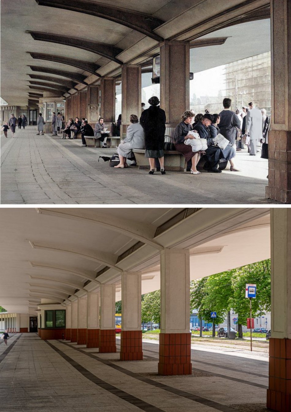 dawna obecna lodz refotografie