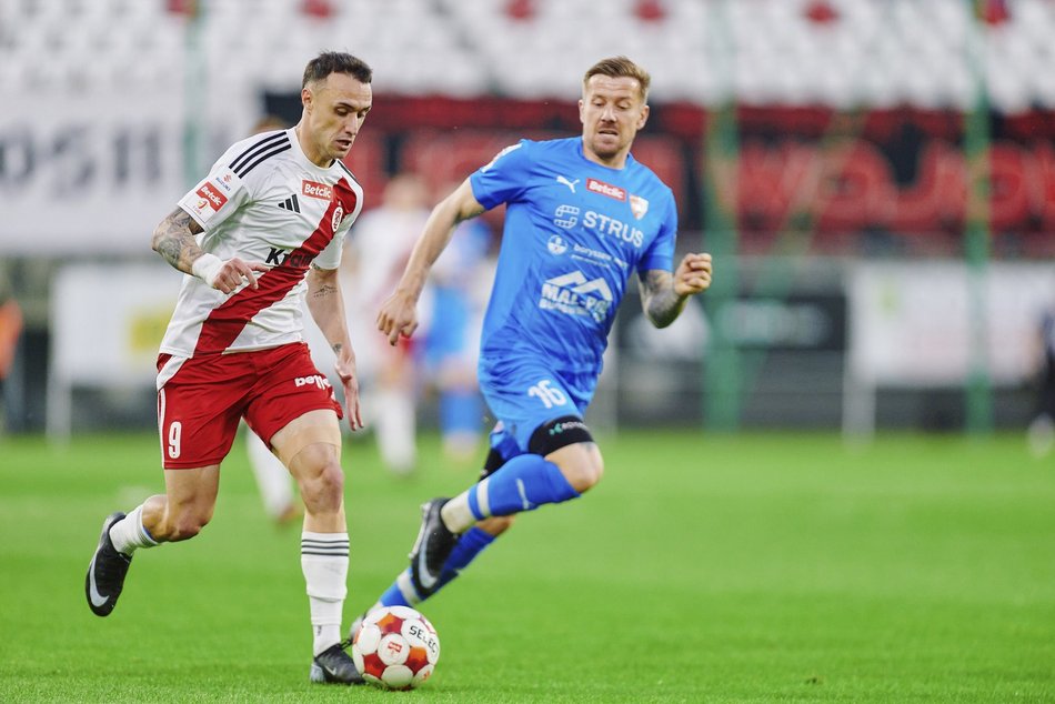 Łódź. ŁKS Łódź na fali! Łodzianie rozbili na własnym stadionie Pogoń Siedlce