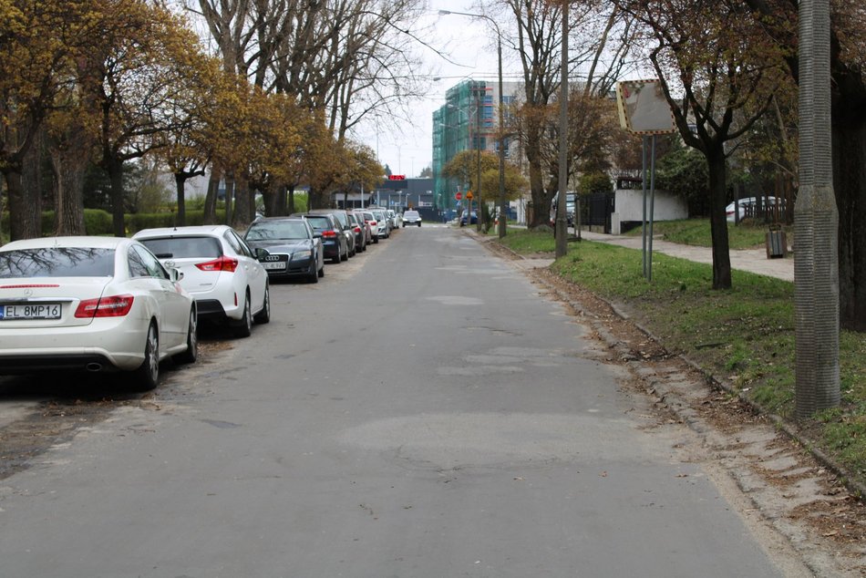 Łódź. Ulica Mokra