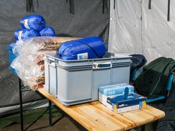 Łódź. Namiot Pełen Ciepła