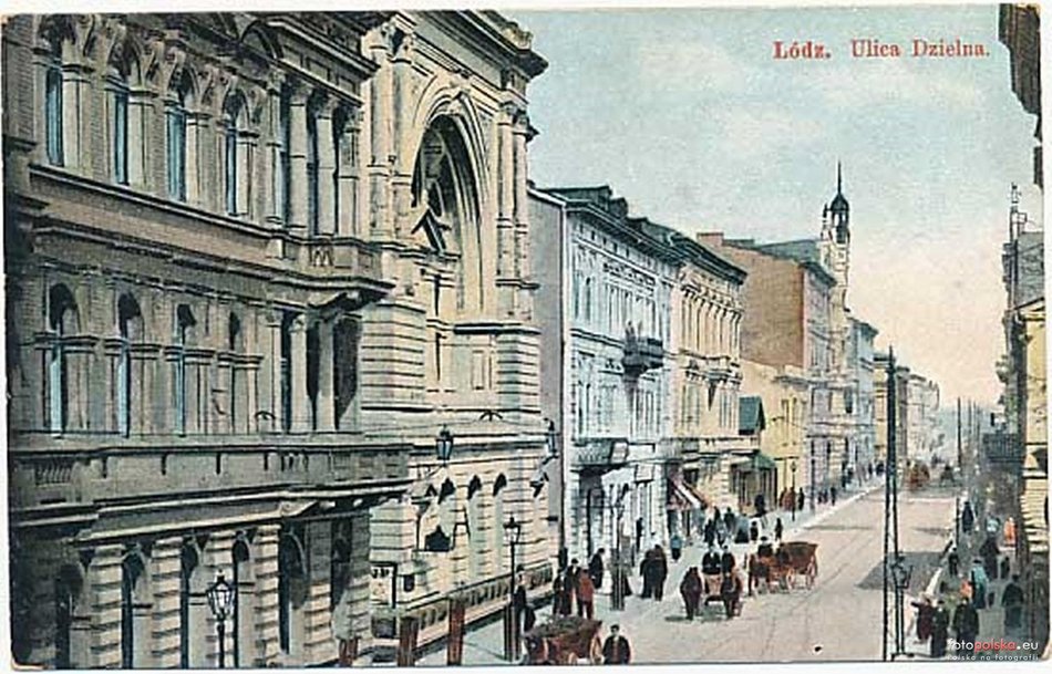 Ulica Narutowicza (wtedy ul. Dzielna) - lata 1905-1910