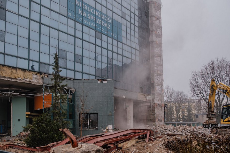 Budynek Gazowni Łódzkiej w przebudowie