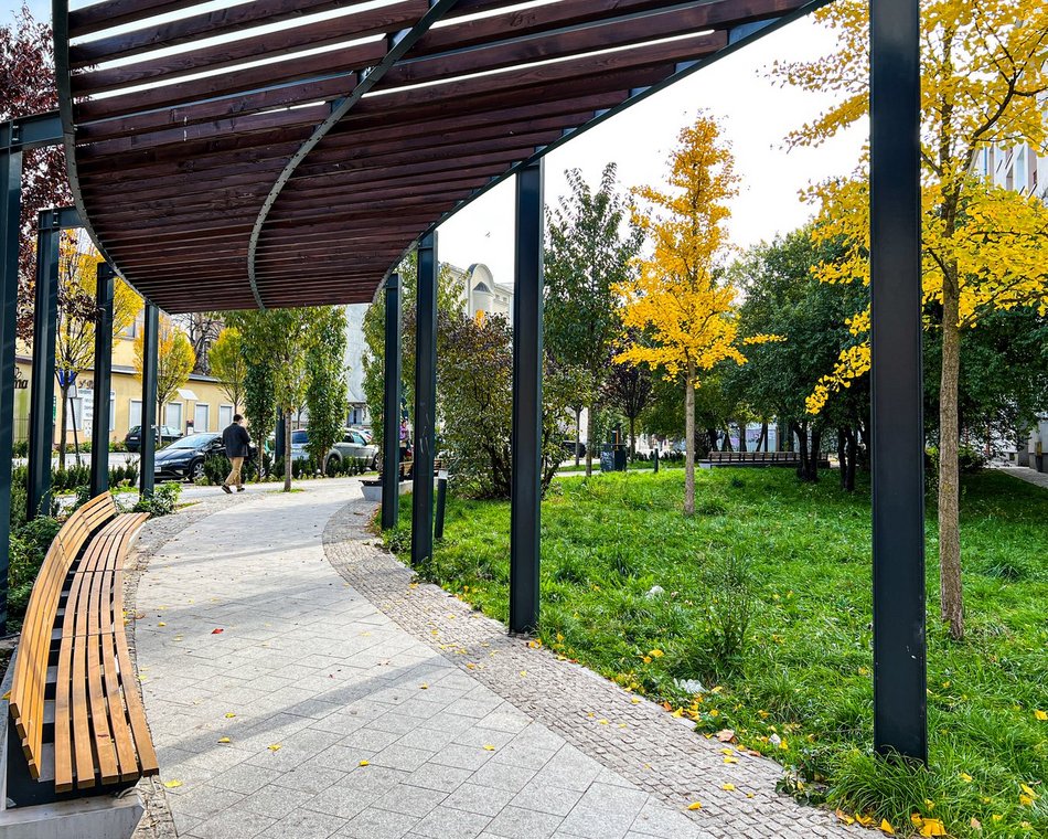 Skwer przy skrzyżowaniu ul. Kilińskiego i ul. Rewolucji 1905 r.