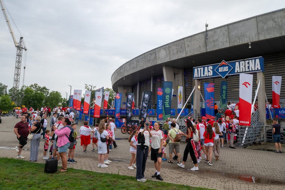 Łódź. Liga Narodów w Atlas Arenie w Łodzi. Byłeś/aś pierwszego dnia? Znajdź się w galerii!
