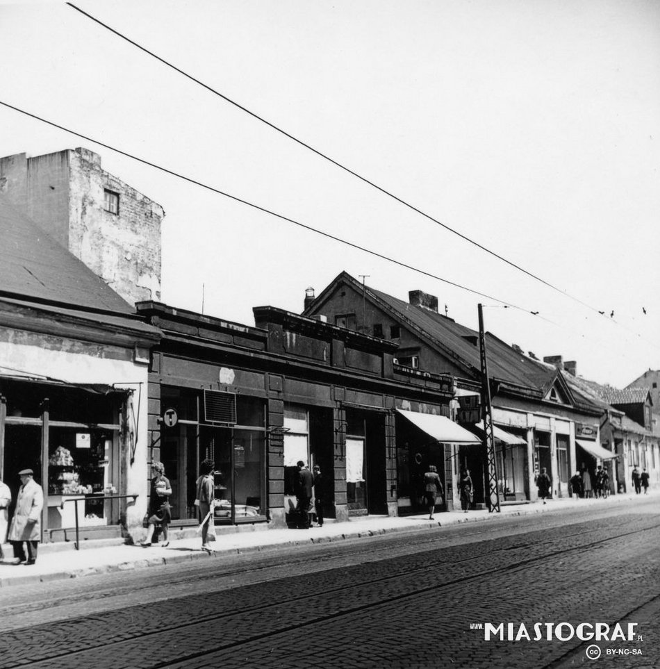 archiwalne zdjęcie ulicy