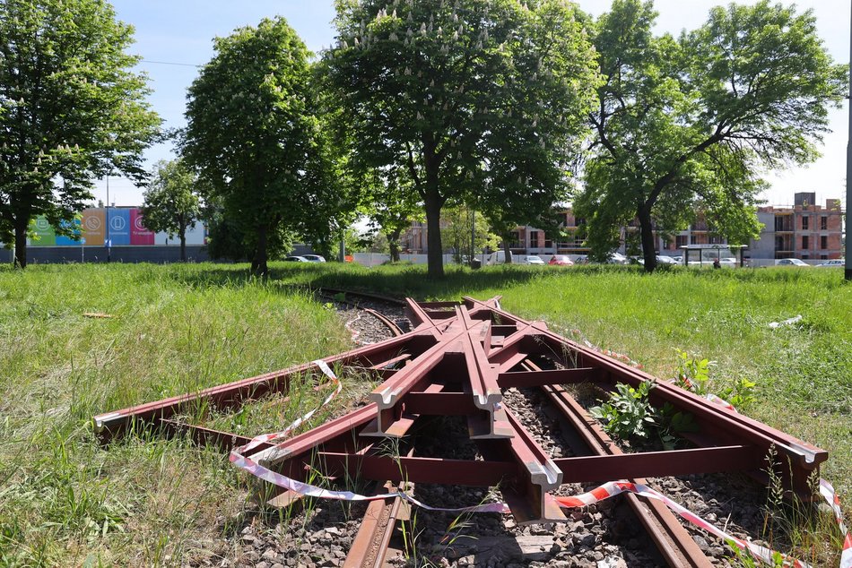 Prace na skrzyżowaniu ul. Legionów i al. Włókniarzy