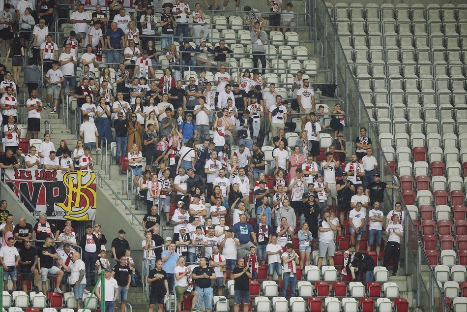 Kibice na meczu ŁKS Łódź z Górnikiem Łęczna. Byłeś/aś? Odszukaj się w galerii