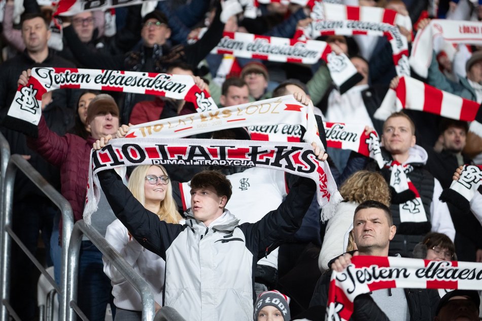 Kibice na meczu ŁKS Łódź z Miedzią Legnica. Odszukaj się w naszej galerii