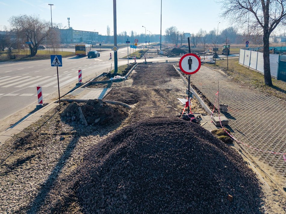 Łódź. Nowa ścieżka rowerowa na Retkini
