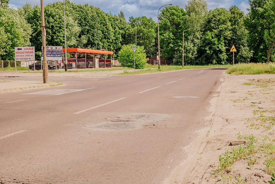 Łódź. Ulica Wersalska w Łodzi przed remontem