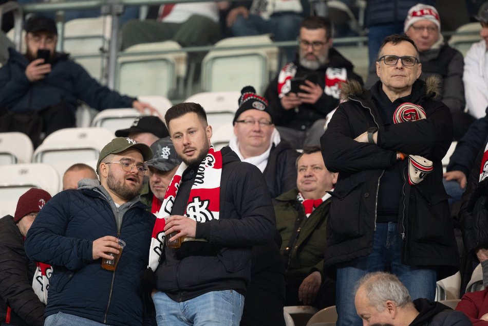 Kibice na meczu ŁKS Łódź z Miedzią Legnica. Odszukaj się w naszej galerii