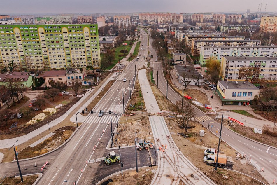 Łódź. Ulica Broniewskiego przed remontem