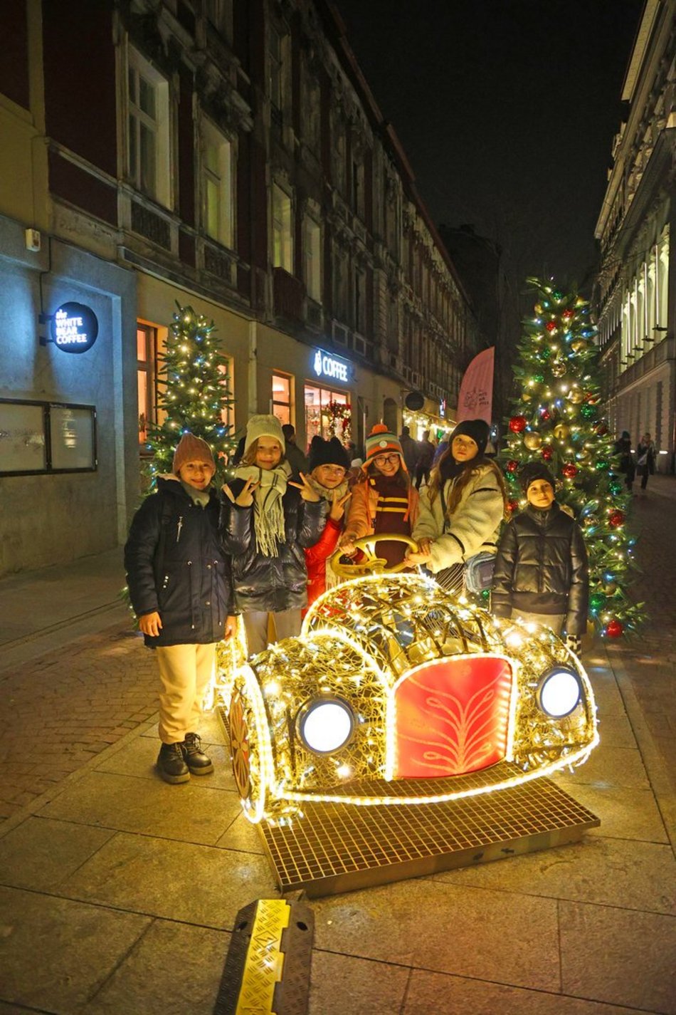 Świąteczna iluminacja Piotrkowskiej Łódź