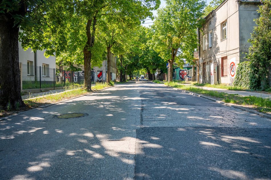 Łódź. Ulica Starorudzka w Łodzi