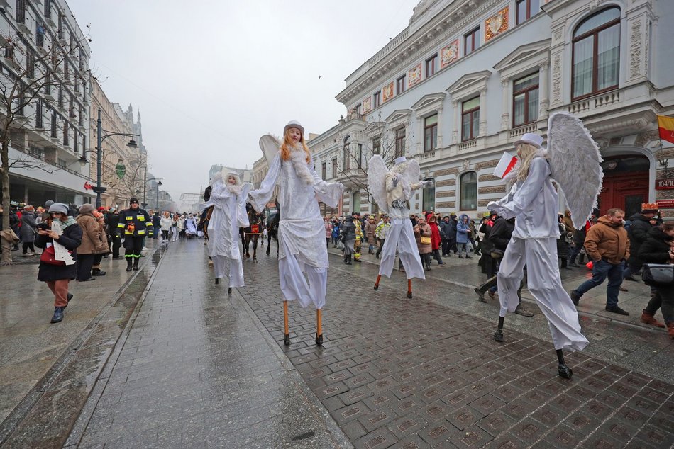 Orszak Trzech Króli na ul. Piotrkowskiej w Łodzi