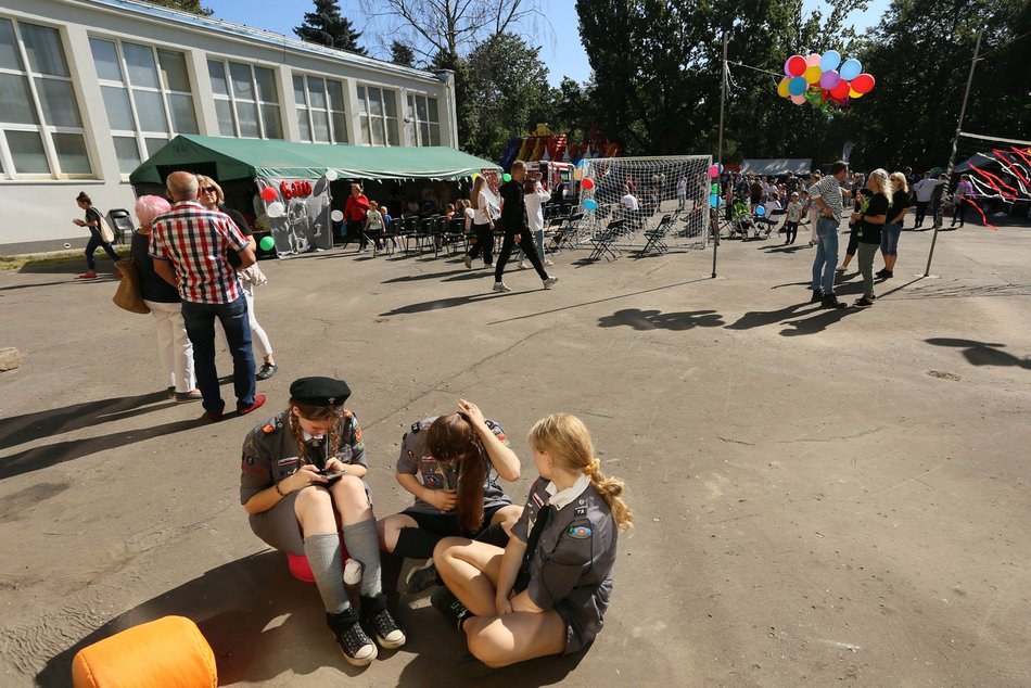 Rodzinny piknik z okazji 600. Urodzin Łodzi w Szkole Podstawowej nr 170 przy ul. Miedzianej 1/3