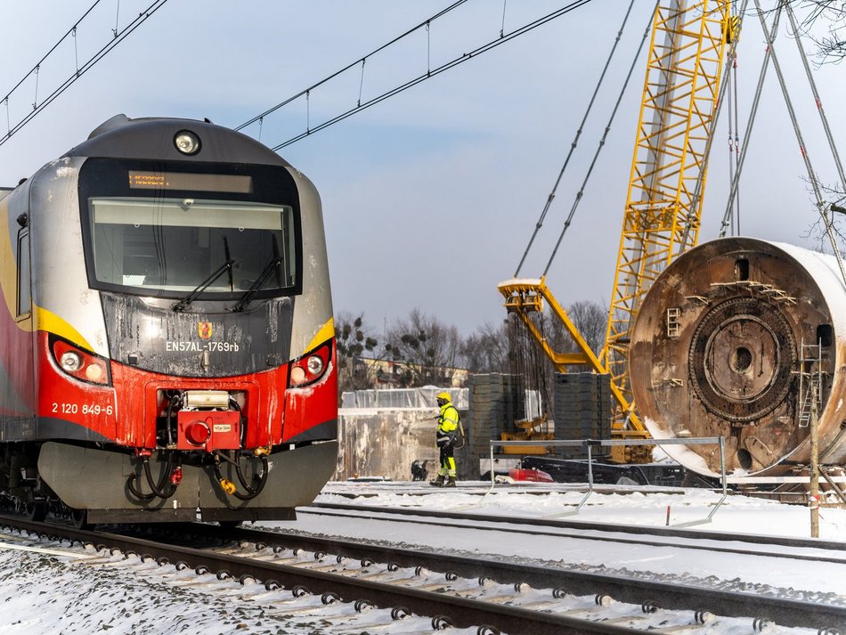 Tunel pod Łodzią. Tarcza Faustyna zmienia kierunek