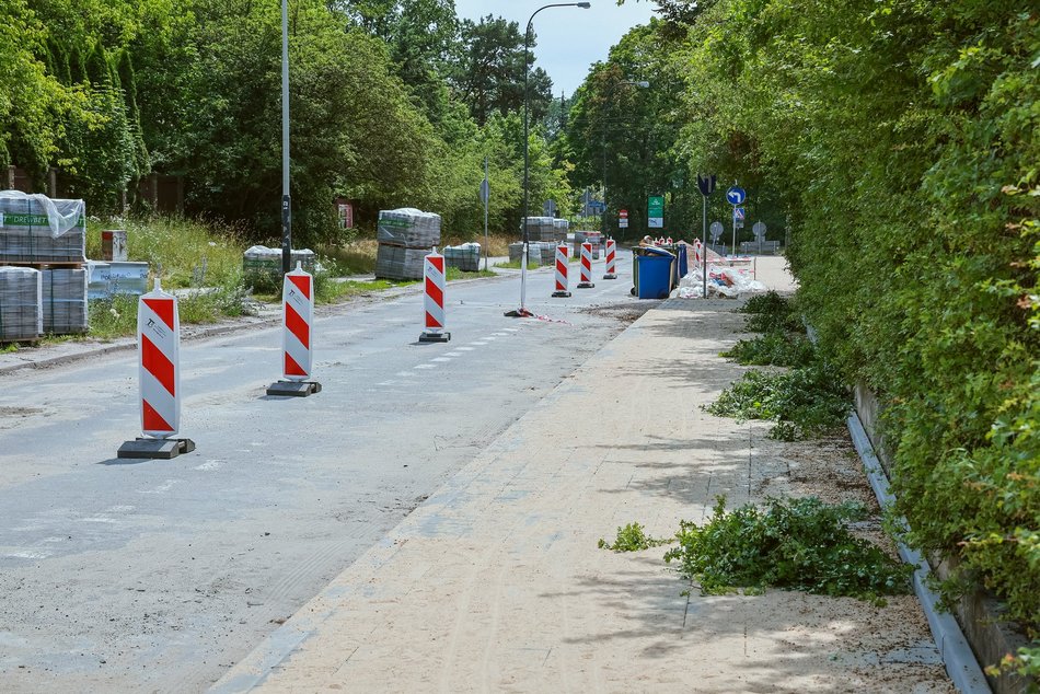Łódź. Remont Krzywickiego. Zaglądamy na plac budowy na Radiostacji