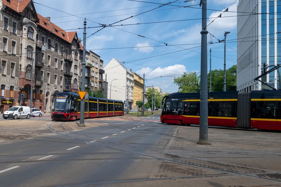 Łódź. Remont torowiska przy Kościuszki i Mickiewicza