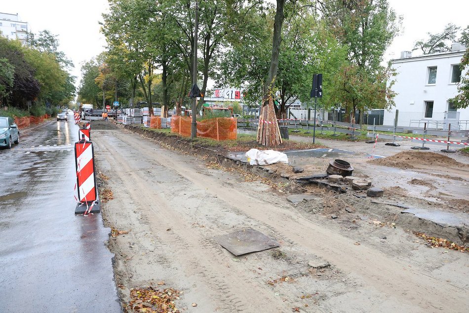 Łódź. Remont Łanowej w Łodzi nie zwalnia tempa