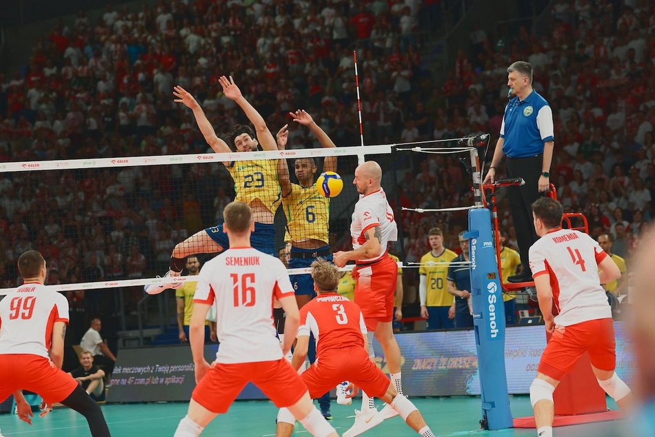 Łódź. Polska gra z Brazylią! Pełne trybuny w Atlas Arenie w Łodzi