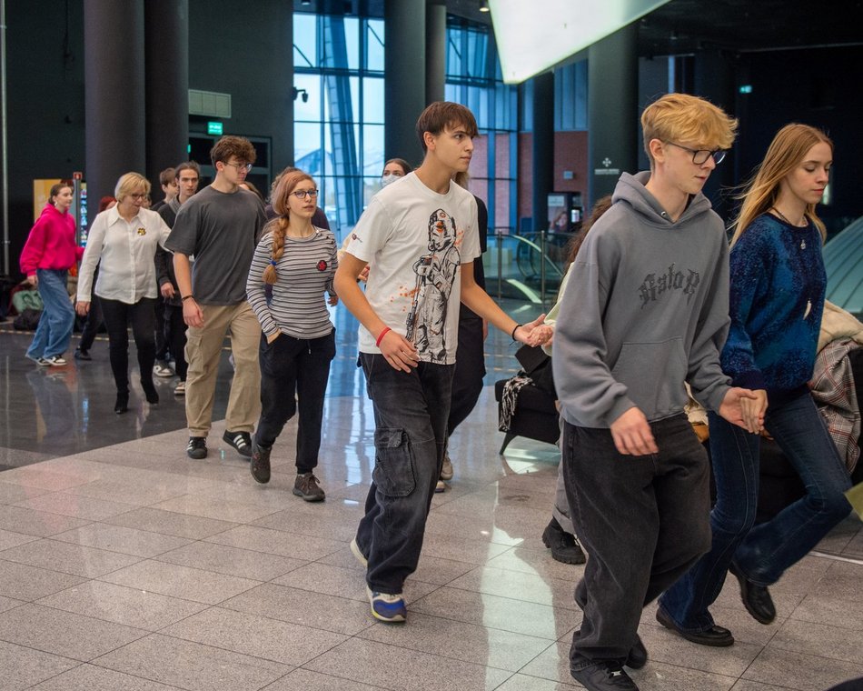 EC1 Łódź - belgijkę tańczą licealiści z II LO, III LO i XI LO