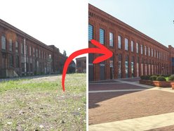 Manufaktura przed i po rewitalizacji