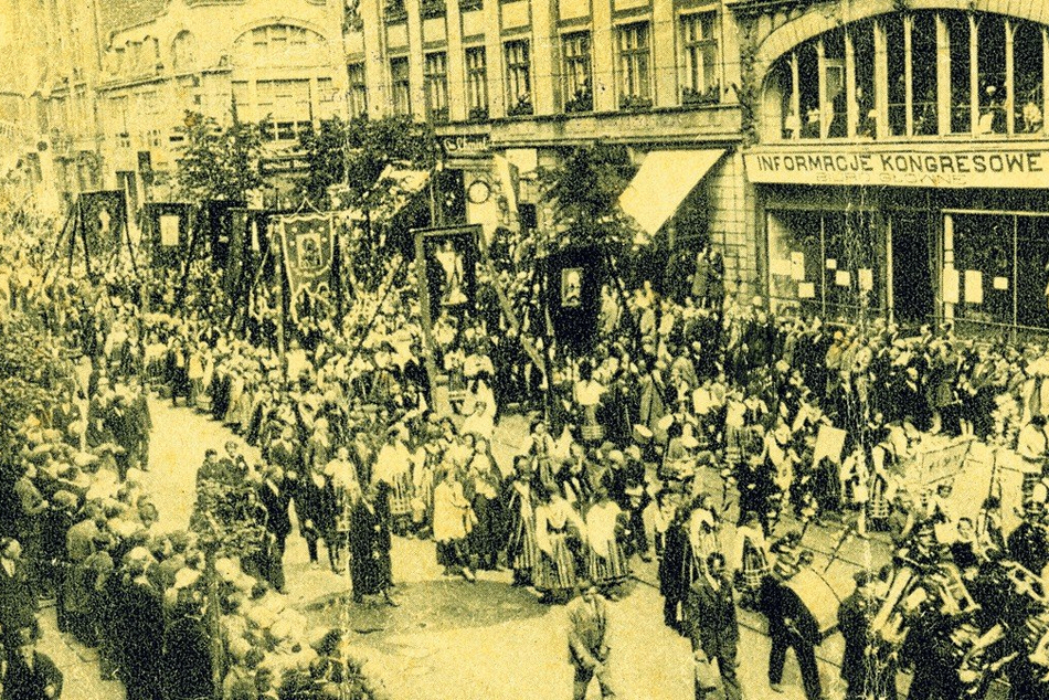 Łódź. Boże Ciało w 1928 r.