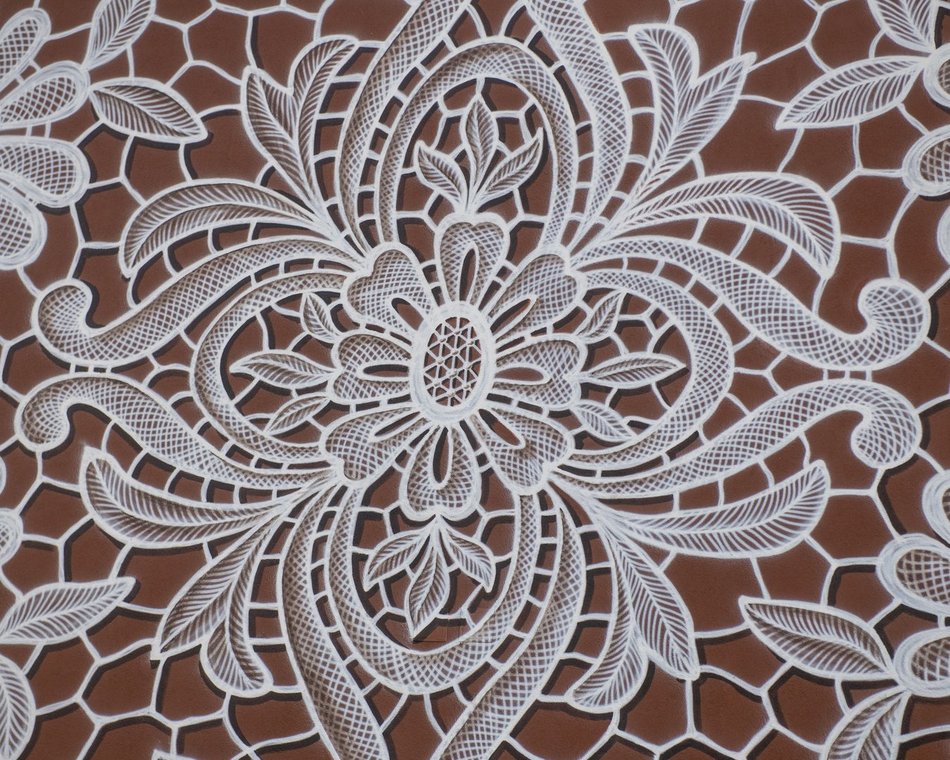 Łódź. Mural w centrum Łodzi w magazynie Elle! Koronkowe dzieło zachwyca cały świat