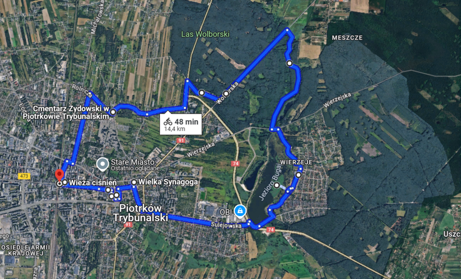 Łódź - Piotrków Trybunalski