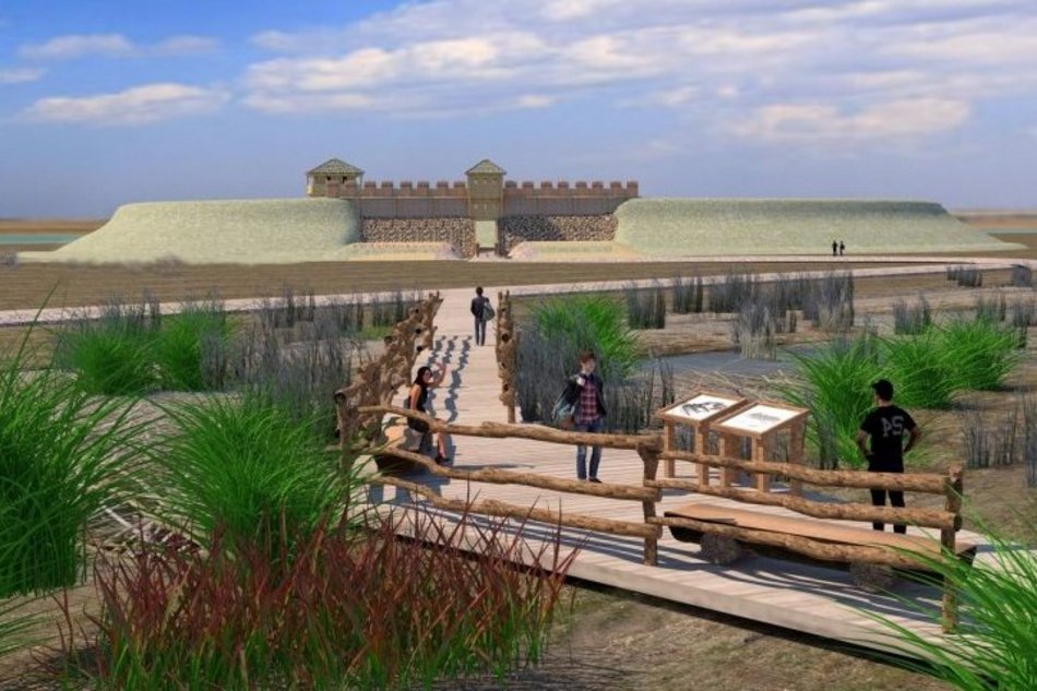 Nowa atrakcja w Łódzkiem! Kładka do średniowiecznego grodziska