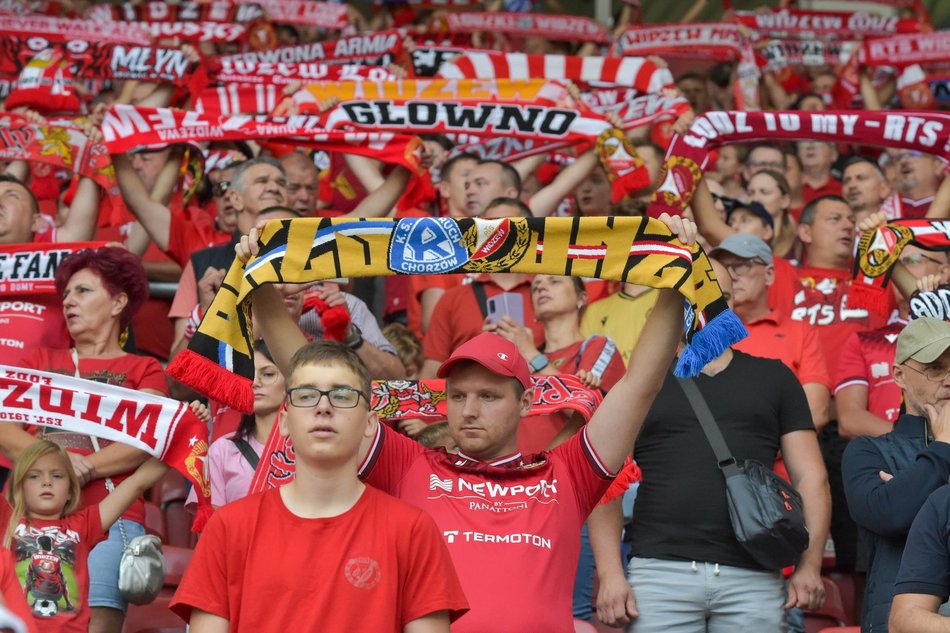 Kibice na meczu Widzewa Łódź kontra GKS Katowice. Byłeś/aś? Znajdź się w galerii