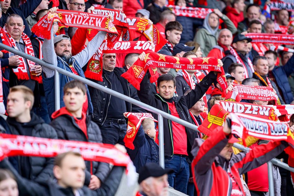 Łódź. Kibice na meczu Widzewa Łódź z Puszczą Niepołomice. Byłeś? Odszukaj się w galerii
