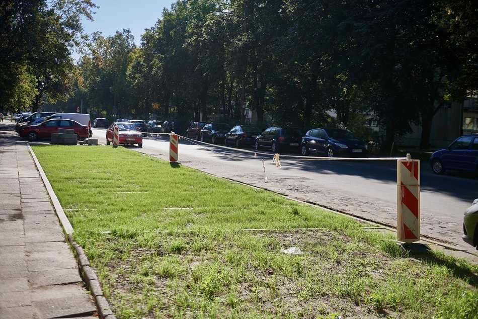 Zielone parkingi na Łanowej