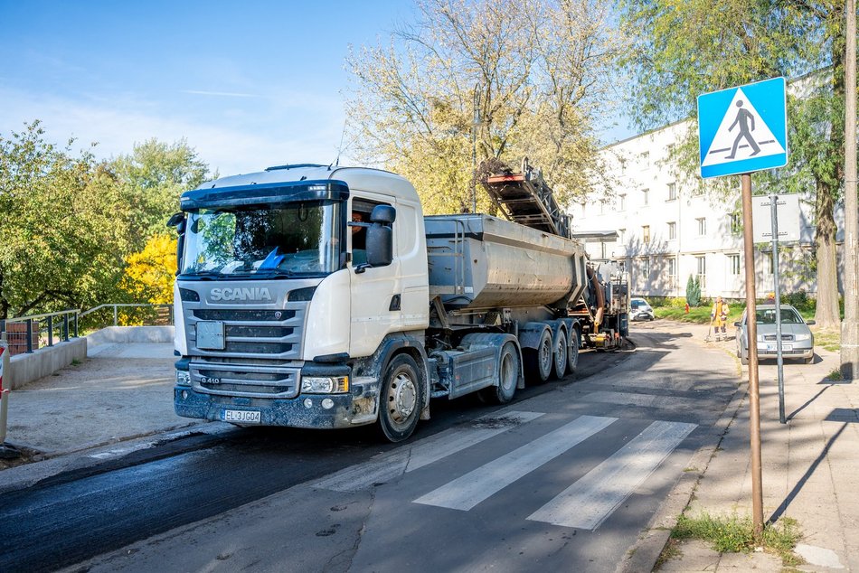 Jesienne remonty dróg w Łodzi