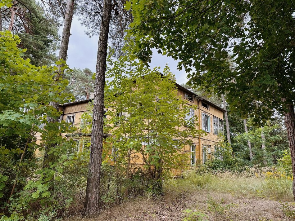 Kolumna-Las, Łask, zabytkowe wille, architektura drewniana