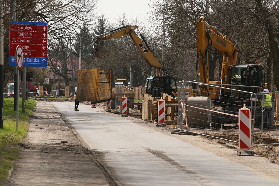 Krakowska w remoncie. Sprawdzamy, jak postępują prace.