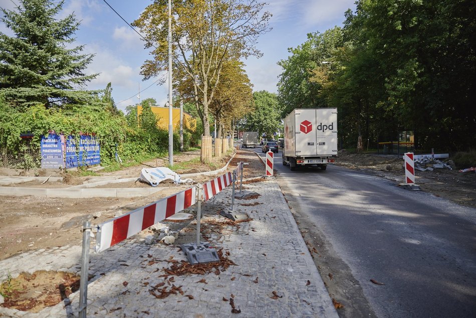 Krakowska w trakcie remontu