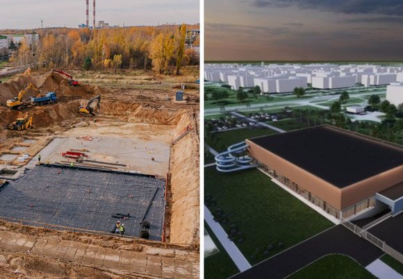 Łódź. Aquapark Widzew w Łodzi w budowie. Prace zgodnie z harmonogramem!