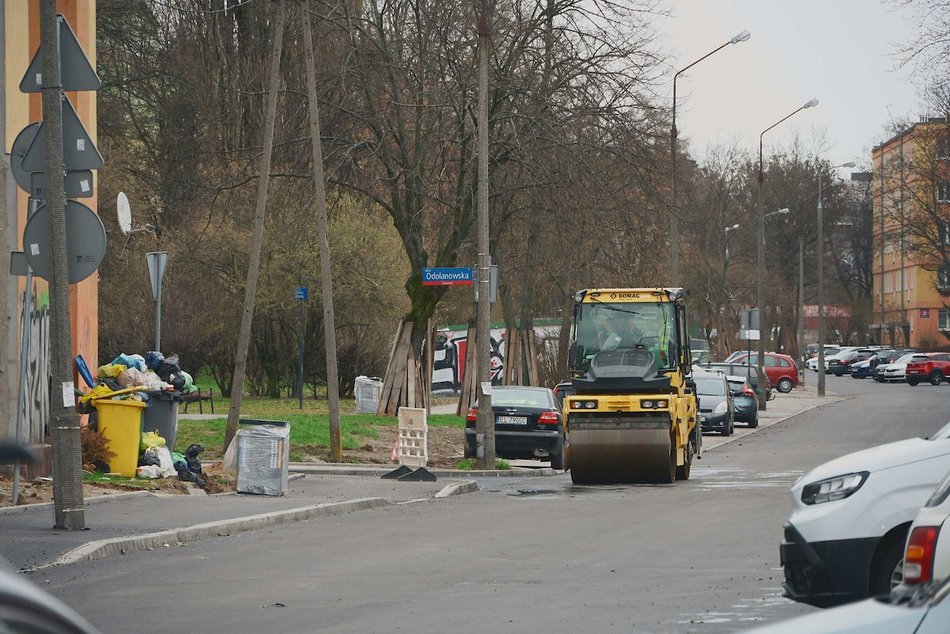 Łódź. Remont ul. Gandhiego w Łodzi