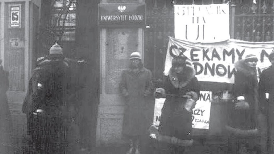 Studenci z Łodzi w walce o swoje prawa! Od 1981 roku nic nie było już takie samo!