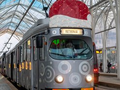 Świąteczne tramwaje MPK Łódź wyjechały na ulice