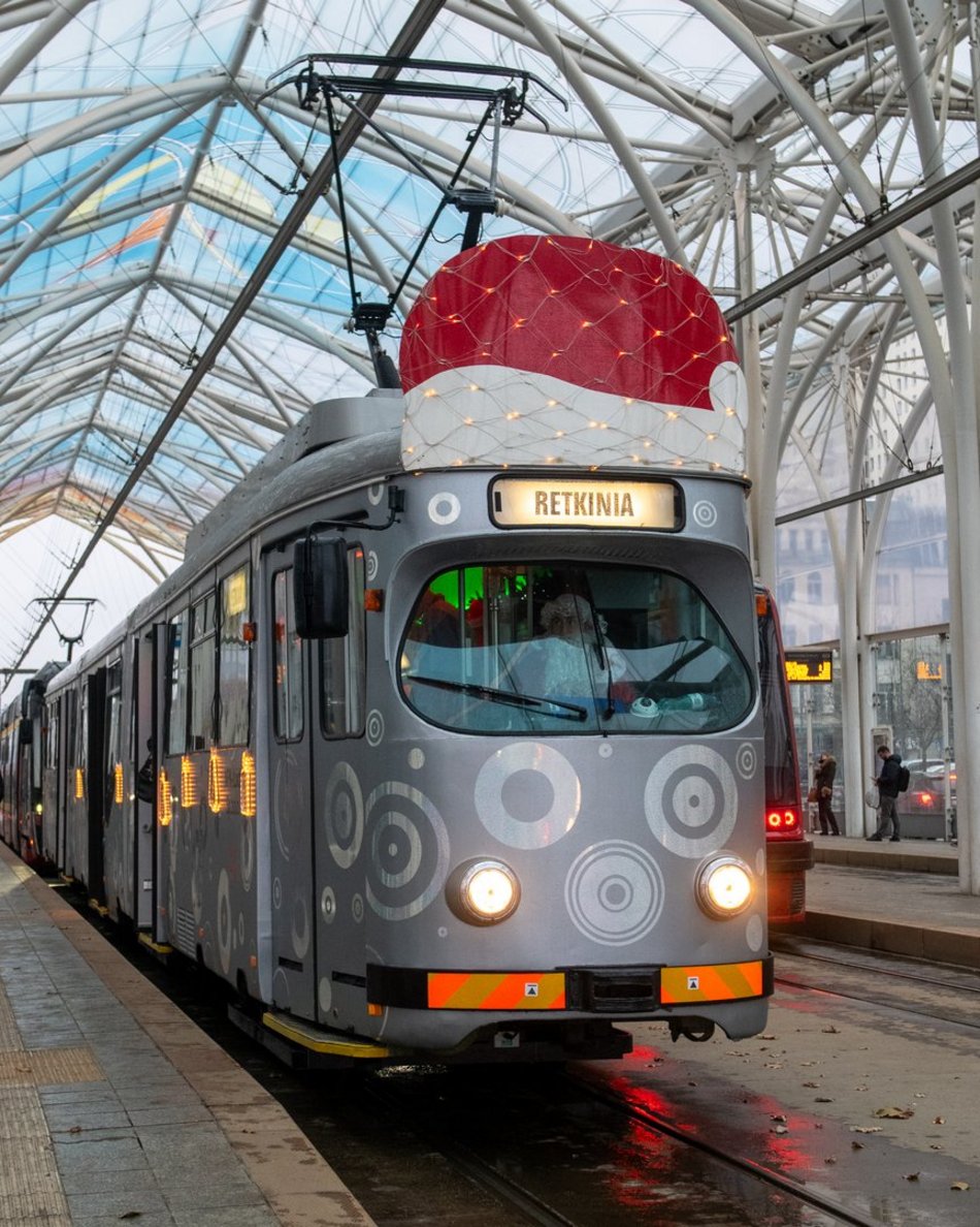 Świąteczne tramwaje MPK Łódź wyjechały na ulice